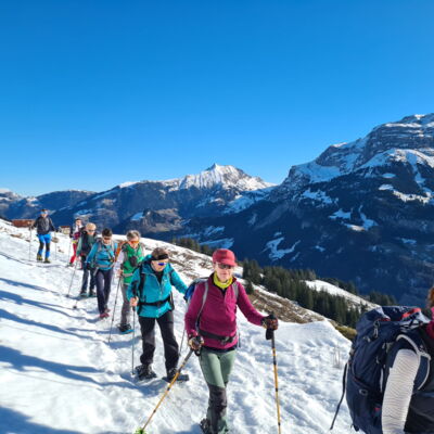 Ab Bergstation Eggen schon ein wunderbarer Ausblick