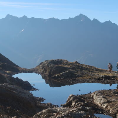 Eine wunderbare Morgenstimmung am Lötschenpass