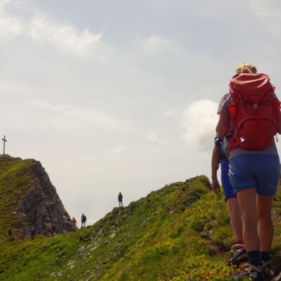 auf dem luftigen Grat