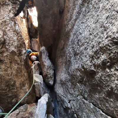 Kamin beim Aguille Purtscheller