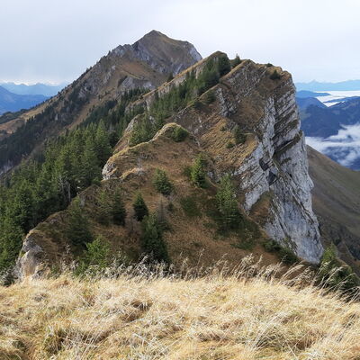 Blick zurück auf Äbnistetteflue