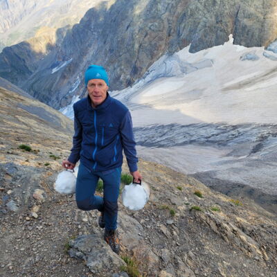 Andi, der Schneeträger.
